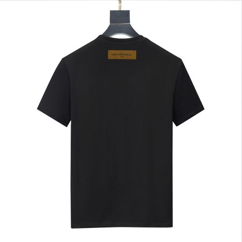 2022新作 高級感ある レジャー 半袖Tシャツ 高品質 シンプル 2色可選 自然な肌触り ルイ ヴィトン偽物ブランド