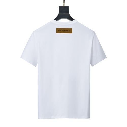 高級感ある プリント 半袖Tシャツ 2色可選 2022新作 自分らしいスタイリング 頑丈な素材 吸汗性に優れ ルイ ヴィトン偽物ブランド