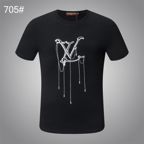2色可選 無地 綿/コットン 刺繍使い ルイ ヴィトンスーパーコピー レジャー 半袖Tシャツ 2022新作 細身のシルエット 綺麗に決まるフォルム！