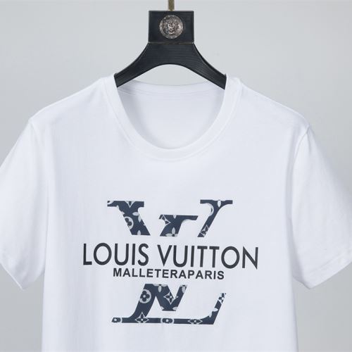 2022新作 ルイ ヴィトンブランドスーパーコピー 半袖Tシャツ ラウンドネック 個性的なデザ オリジナル 通気性に優れた 2色可選 乾きやすい