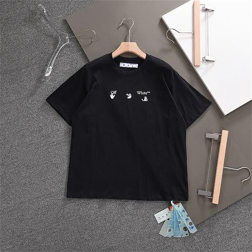 人気新品★超特価★ フォトプリント 2022新作 Off-White オフホワイト 2色可選 オフホワイトコピー ブランド 半袖Tシャツ 超目玉 ラウンドネック