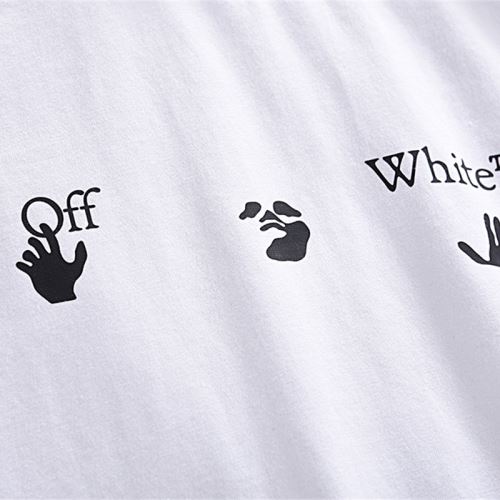 人気新品★超特価★ フォトプリント 2022新作 Off-White オフホワイト 2色可選 オフホワイトコピー ブランド 半袖Tシャツ 超目玉 ラウンドネック