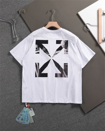 Tシャツ 2色可選 2022新作 オフホワイトブランド 偽物 通販 オリジナル 縦には伸びにくい Off-White オフホワイト 人気ブランド 使い勝手抜群