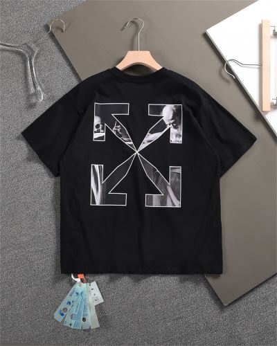 Tシャツ 2色可選 2022新作 オフホワイトブランド 偽物 通販 オリジナル 縦には伸びにくい Off-White オフホワイト 人気ブランド 使い勝手抜群