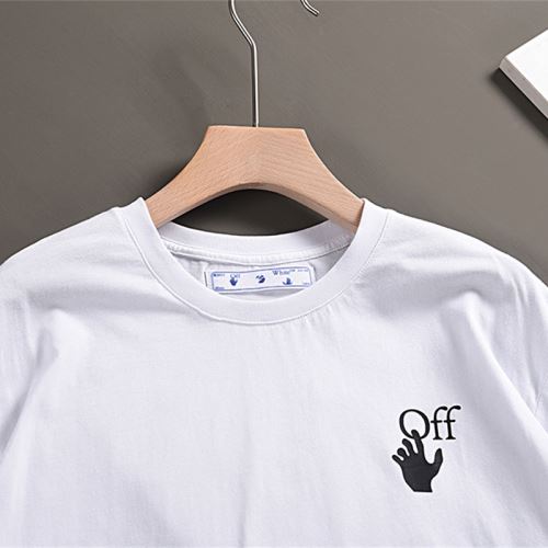 Tシャツ 2色可選 2022新作 オフホワイトブランド 偽物 通販 オリジナル 縦には伸びにくい Off-White オフホワイト 人気ブランド 使い勝手抜群