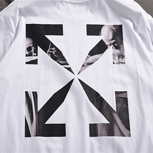 Tシャツ 2色可選 2022新作 オフホワイトブランド 偽物 通販 オリジナル 縦には伸びにくい Off-White オフホワイト 人気ブランド 使い勝手抜群