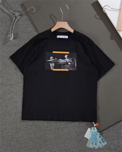 Off-White オフホワイト 2色可選 海外セレブ愛用 2022新作 半袖Tシャツ 気軽にカジュアルに使える プリント 収縮性のある オフホワイトスーパーコピー 激安
