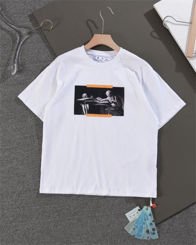 Off-White オフホワイト 2色可選 海外セレブ愛用 2022新作 半袖Tシャツ 気軽にカジュアルに使える プリント 収縮性のある オフホワイトスーパーコピー 激安