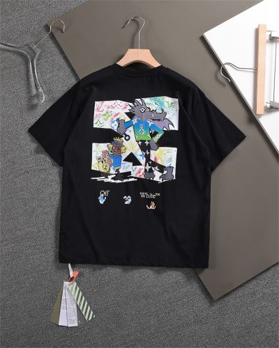 2022新作 2色可選 半袖Tシャツ デザイン性の高い オフホワイト偽物ブランド 利便性に優れ オリジナル 収縮性のある Off-White オフホワイト