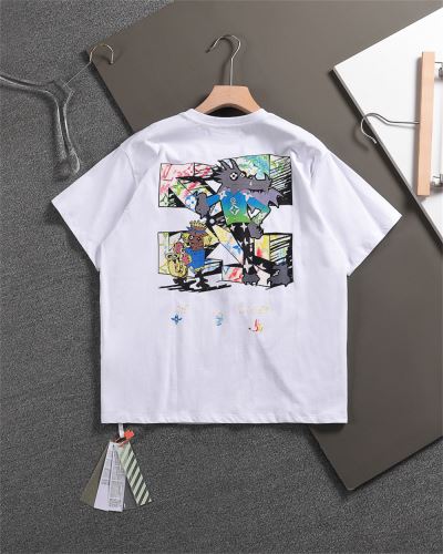 2022新作 2色可選 半袖Tシャツ デザイン性の高い オフホワイト偽物ブランド 利便性に優れ オリジナル 収縮性のある Off-White オフホワイト