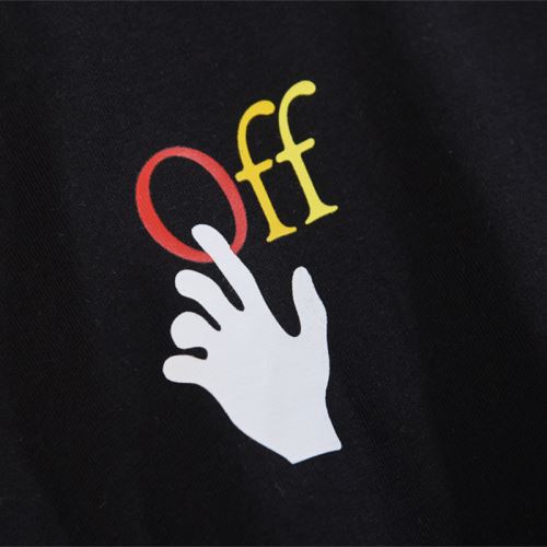 ラウンドネック 優しいフィット感 Off-White オフホワイト Tシャツ 2色可選 2022新作 オフホワイトブランドコピー 落ち着いた感覚 プリント