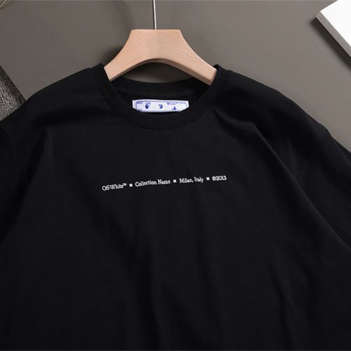 長く愛用できる クールビズ 半袖Tシャツ 2色可選 Off-White オフホワイト バリエーションに富む 2022新作 着回し度抜群 オフホワイトブランド コピー