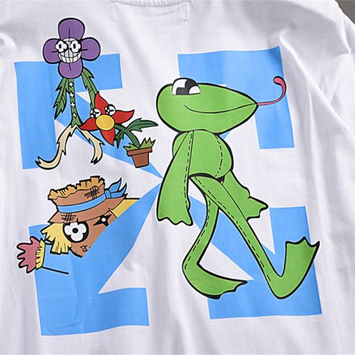Off-White オフホワイト 2022新作 自分らしいスタイリング 流通限定モデル Tシャツ 2色可選 オフホワイトスーパーコピー 気軽にカジュアルに使える