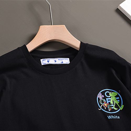 Off-White オフホワイト 2022新作 自分らしいスタイリング 流通限定モデル Tシャツ 2色可選 オフホワイトスーパーコピー 気軽にカジュアルに使える