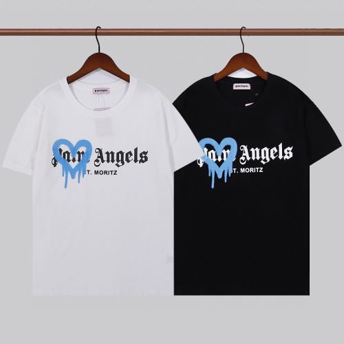 2022新作 パーム・エンジェルス Palm Angels 2色可選 パーム・エンジェルス ブランド コピー 半袖Tシャツ 最安値に挑戦 ラウンドネック プリント