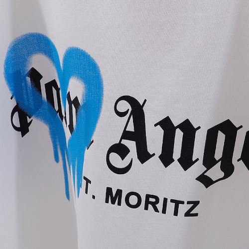2022新作 パーム・エンジェルス Palm Angels 2色可選 パーム・エンジェルス ブランド コピー 半袖Tシャツ 最安値に挑戦 ラウンドネック プリント