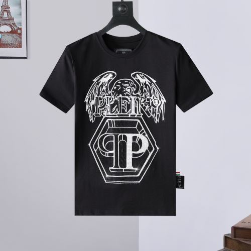クールビズ 2022新作 フィリッププレインコピーブランド 吸汗性に優れ フィリッププレイン PHILIPP PLEIN しわになりにくい 海外セレブ愛用 Tシャツ 2色可選