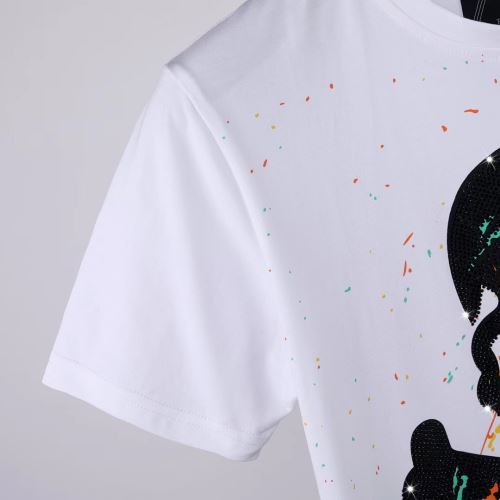 オリジナル 2022新作 プリント 半袖Tシャツ 自然な肌触り フィリッププレイン PHILIPP PLEIN 人気 ランキング フィリッププレインコピーブランド 2色可選