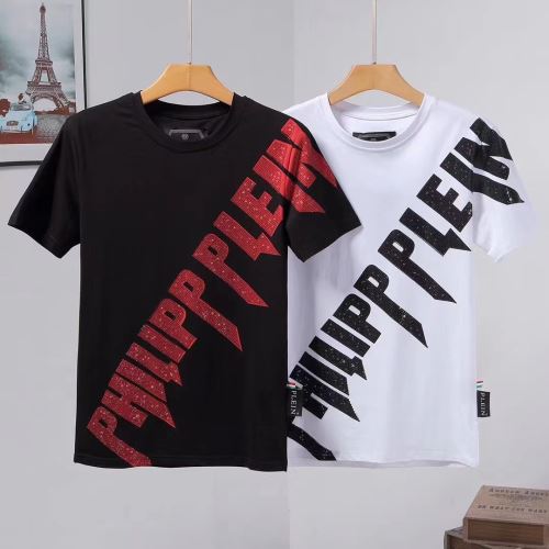 バリエーションに富む 2022新作 半袖Tシャツ 吸汗性に優れ シックスタイルに活躍 フィリッププレインスーパーコピー 代引 2色可選