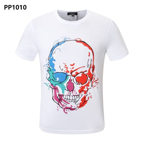 ラウンドネック 長く愛用できる 半袖Tシャツ 2色可選 フィリッププレインブランドスーパーコピー 2022新作 プリント