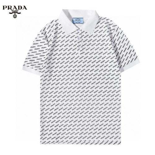 2022新作 プラダ PRADA 完成度の高い逸品 プラダブランド コピー 半袖ポロシャツ 2色可選 ボーダー 自然な肌触り デザイン性の高い