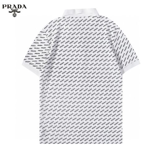 2022新作 プラダ PRADA 完成度の高い逸品 プラダブランド コピー 半袖ポロシャツ 2色可選 ボーダー 自然な肌触り デザイン性の高い