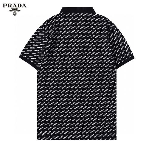 2022新作 プラダ PRADA 完成度の高い逸品 プラダブランド コピー 半袖ポロシャツ 2色可選 ボーダー 自然な肌触り デザイン性の高い