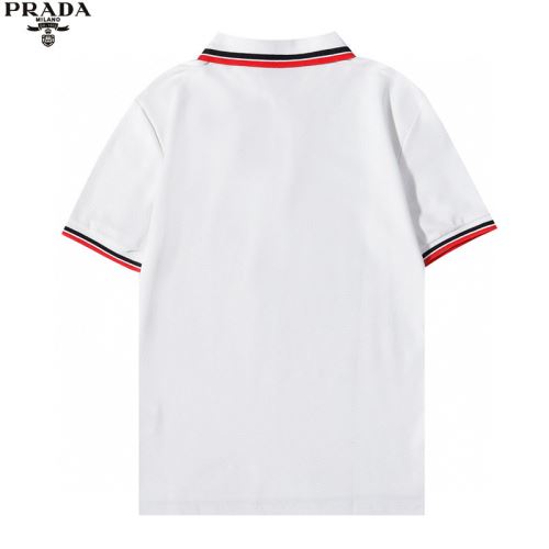 プラダ PRADA カッコいい印象を付ける ネックライン プラダコピー ブランド 2022新作 注目のアイテム 半袖ポロシャツ 2色可選 クールビズ