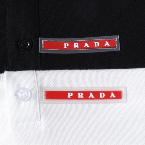 プラダ PRADA カッコいい印象を付ける ネックライン プラダコピー ブランド 2022新作 注目のアイテム 半袖ポロシャツ 2色可選 クールビズ