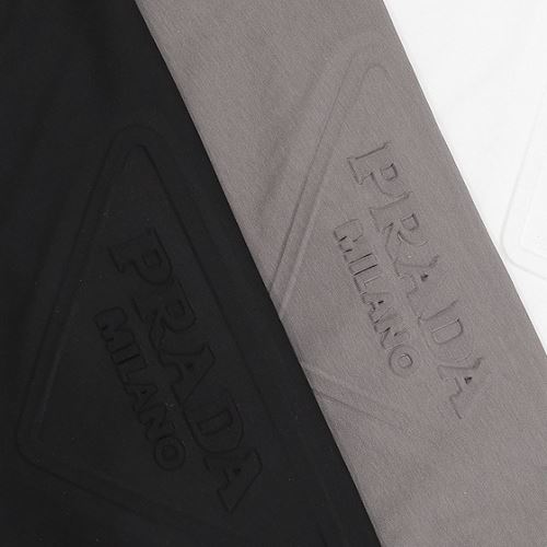 Tシャツ 3色可選 スタイリッシュな印象 2022新作 プラダ PRADA デザイン性の高い クールビズ プラダ偽物ブランド シンプル 吸汗性に優れ