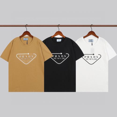 2022新作 プラダ PRADA Tシャツ 縦には伸びにくい バリエーションに富む プラダブランド コピー 3色可選 定番のアイテム