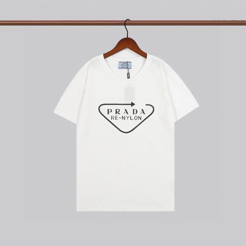 2022新作 プラダ PRADA Tシャツ 縦には伸びにくい バリエーションに富む プラダブランド コピー 3色可選 定番のアイテム