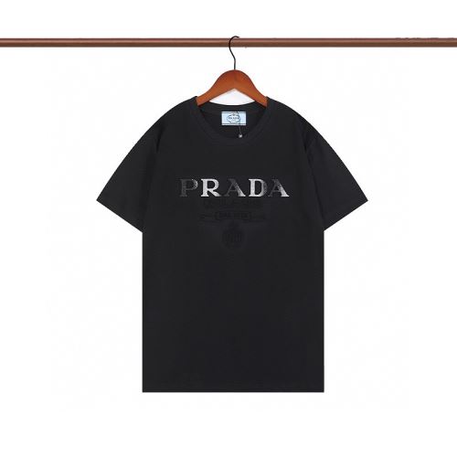 プラダ PRADA 注目のアイテム Tシャツプラダコピー 2色可選 ラウンドネック 2022新作 カッコいい印象を付ける プリント