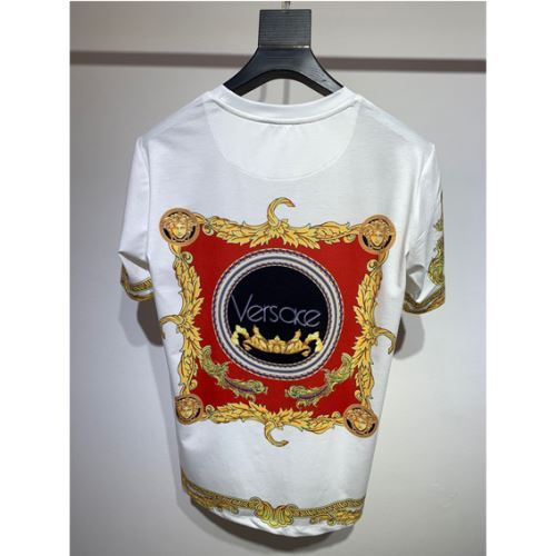ヴェルサーチVERSACE 海外セレブ愛用 2022新作 ヴェルサーチコピーブランド 半袖Tシャツ オリジナル 乾きやすい カラーラインナップ