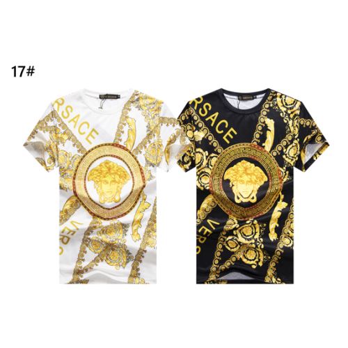 2色可選 カッコいい印象を付ける ヴェルサーチ偽物ブランド 今買い◎得 ヴェルサーチVERSACE 2022新作 Tシャツ 柔らかい手触り