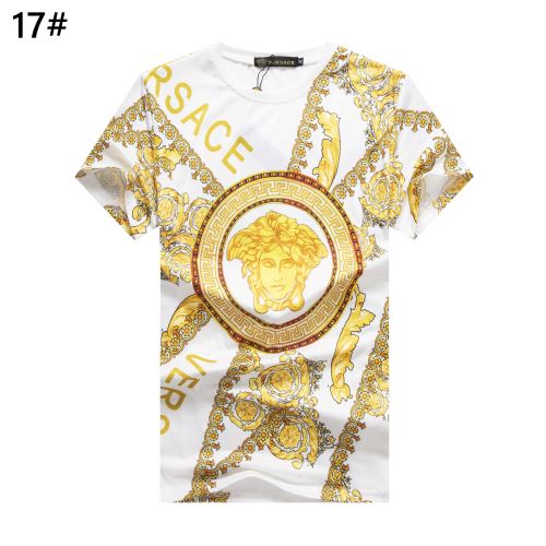 2色可選 カッコいい印象を付ける ヴェルサーチ偽物ブランド 今買い◎得 ヴェルサーチVERSACE 2022新作 Tシャツ 柔らかい手触り