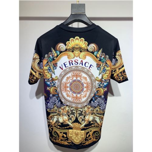 2022新作 ヴェルサーチVERSACE 希少価値大！半袖Tシャツ 乾きやすい デザイン性の高い オリジナル 収縮性のある ヴェルサーチブランドコピー