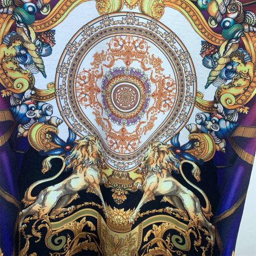 2022新作 ヴェルサーチVERSACE 希少価値大！半袖Tシャツ 乾きやすい デザイン性の高い オリジナル 収縮性のある ヴェルサーチブランドコピー