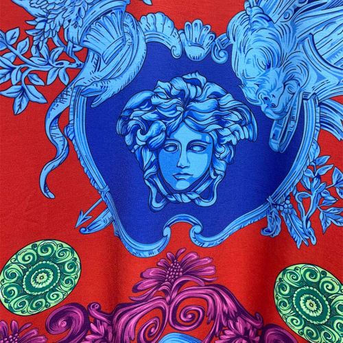 ラウンドネック Tシャツ 2022新作 プリント 人気新品★超特価★ ヴェルサーチスーパーコピー 代引 デザイン性の高い