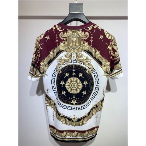 2022新作 収縮性のある Tシャツ 耐久性のある ヴェルサーチブランド 偽物 通販 カッコいい印象を付ける クールビズ