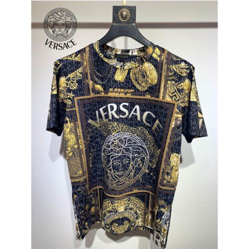 クールビズ 超目玉 ヴェルサーチ偽物ブランド シックスタイルに活躍 半袖Tシャツ 2022新作