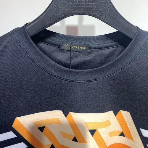 ファッション 人気 ヴェルサーチブランドスーパーコピー 2022新作 クールビズ 半袖Tシャツ ラウンドネック 吸汗性に優れ