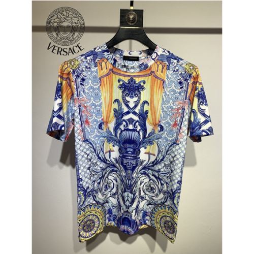 プリント ヴェルサーチスーパーコピー 激安 2022新作 Tシャツ 落ち着いた感覚 カジュアル
