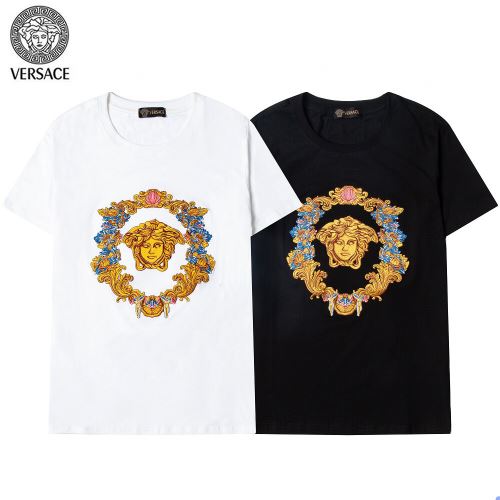 半袖Tシャツ 2色可選 ヴェルサーチスーパーコピー 2022新作 人気商品登場 レジャー 吸汗性に優れ