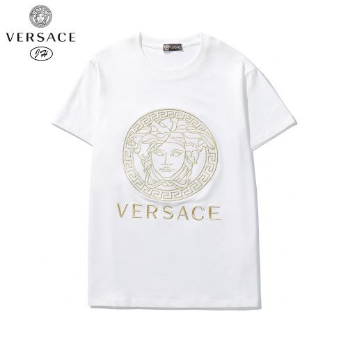 自分らしいスタイリング 2022新作 ヴェルサーチコピー 海外セレブ愛用 Tシャツ 2色可選 細身のシルエット