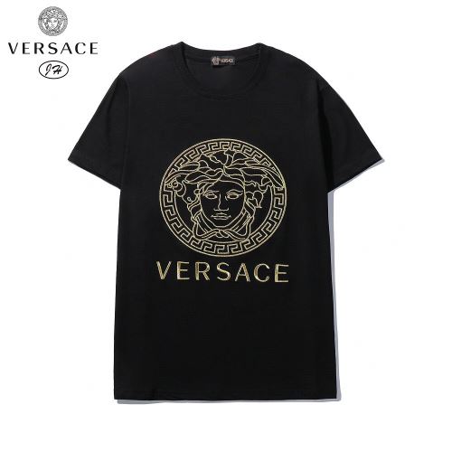 自分らしいスタイリング 2022新作 ヴェルサーチコピー 海外セレブ愛用 Tシャツ 2色可選 細身のシルエット