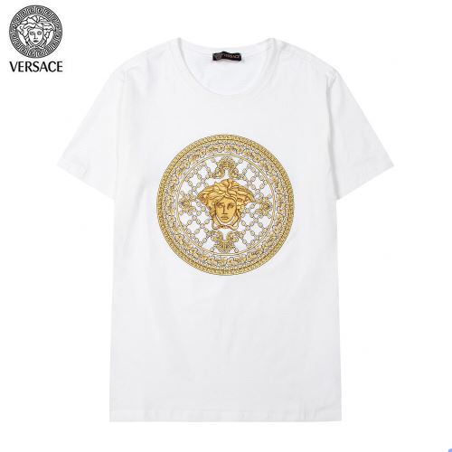 デザイン性の高い 流行に関係なく長年愛用できる ヴェルサーチコピー ブランド 半袖Tシャツ 2色可選 2022新作