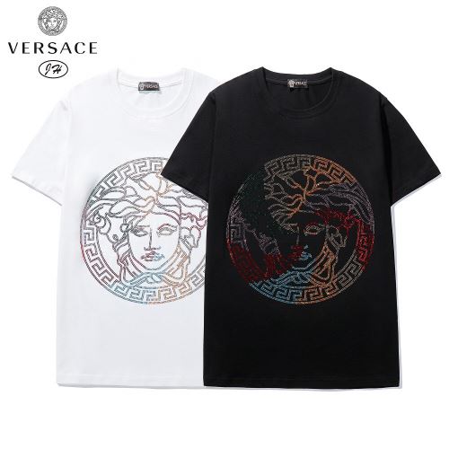 スタイリッシュな印象 2色可選 活用できるアイテム 2022新作 半袖Tシャツ ヴェルサーチスーパーコピー 激安