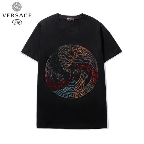 スタイリッシュな印象 2色可選 活用できるアイテム 2022新作 半袖Tシャツ ヴェルサーチスーパーコピー 激安