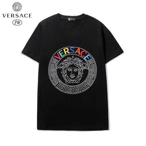カッコいい印象を付ける 半袖Tシャツ 落ち着いた質感 オリジナル 2色可選 ヴェルサーチブランドスーパーコピー 2022新作